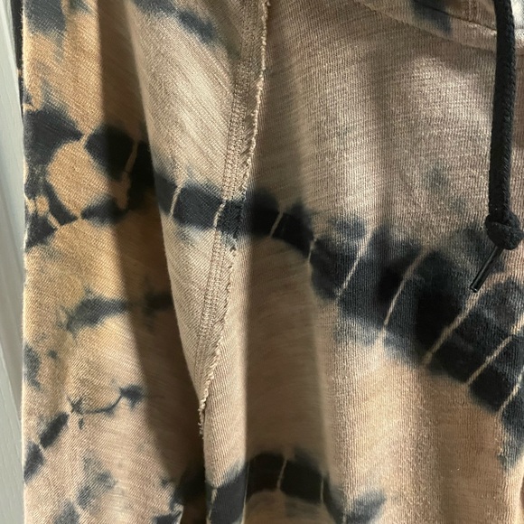 Victoria’s Secret Pink Brand Summer Lounge Full Zip Down Brown and Black Tie Dye - Picture 4 of 7